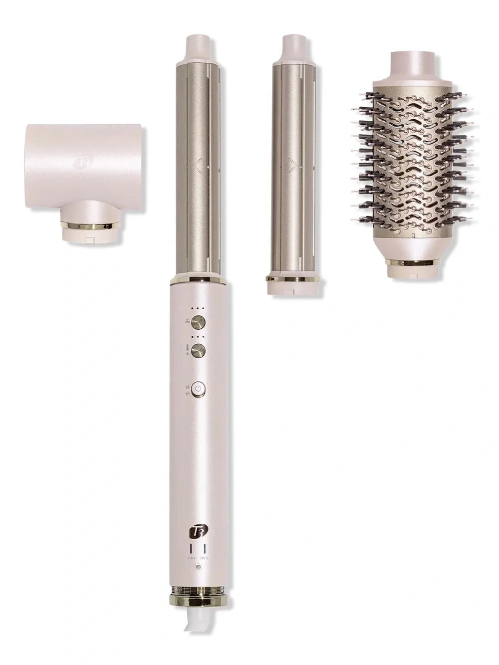 T3 Aire 360 Ceramic Air Styler - Blush Pink & Gold Accents